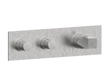 ALINE 49600V2 - 3 hole thermostatic stainless steel shower mixer by Rubinetterie Frattini - view 2